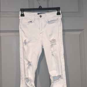Hollister White Jeans